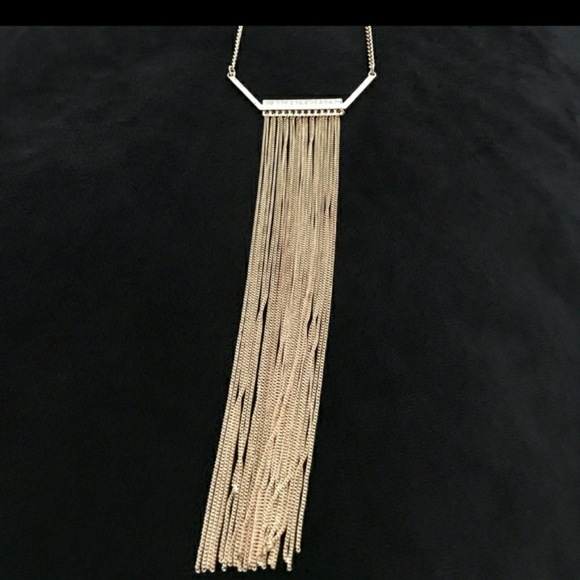 Jewelry - Brand New Silver Waterfall Necklace